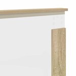 vidaXL Tête de lit Chêne Sonoma 150 cm Bois d'ingénierie