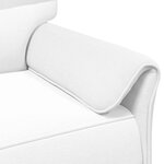 vidaXL Canapé 100  polyester  cadre en métal  MDF  Contreplaqué