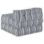 Pouf modulaire vidaXL Gris 70x70x54 en tissu