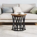 vidaXL Table basse 2 Pièces Bois ancien 50 x 50 x 50 cm