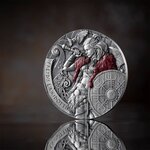 FREYDIS EIRIKSDOTTIR Le chemin du Valhalla Pièce 2 Once Argent 2000 Francs Cameroun 2024
