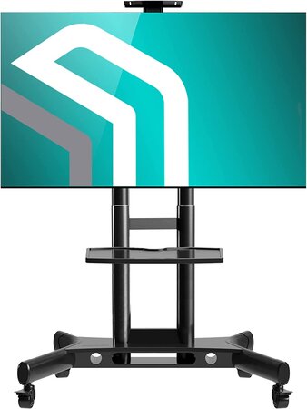 Onkron ts1551 blk support tv sur piedà  roulettes pour des téléviseurs de 40 à 70 pouces noir