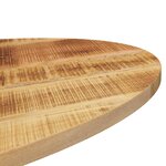 vidaXL Dessus de table 100x40x2 5 cm ovale bois massif de manguier