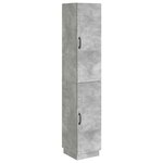 vidaXL Ensemble de Meubles 2 Pièces Gris béton Bois d'ingénierie