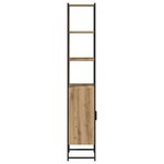 Cabinet de salle de bain vidaXL Chêne Artisan 33x33x185 5 cm Bois d'ingénierie