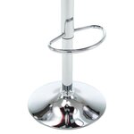 vidaXL Tabourets de bar lot de 2 gris similicuir