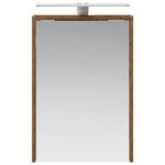 vidaXL Armoire Miroir de Salle de Bain Bois ancien 43 x 16 x 62.5 cm