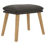 vidaXL Repose-pied Gris foncé 45x29 5x35 cm Velours