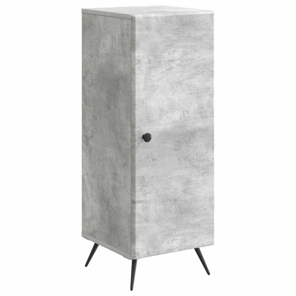 vidaXL Buffet Gris béton 33 x 34 5 x 90 cm Bois d'ingénierie