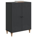 vidaXL Buffet Noir 66 x 34 5 x 90 cm Bois d'ingénierie