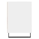 vidaXL Meuble TV Blanc 160x35x55 cm Bois d'ingénierie