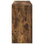 vidaXL Bureau Chêne fumé Bois d'ingénierie 100 x 40 x 75 cm