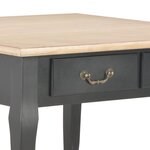 vidaXL Table basse Noir 80 x 80 x 50 cm Bois