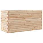 vidaXL Jardinière 90x40x46 cm bois de pin massif