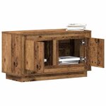 vidaXL Meuble TV Bois ancien 80 x 35 x 45 cm Bois d'ingénierie