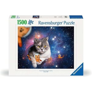 Ravensburger 12000742 - Puzzle - Chats volant dans l'espace