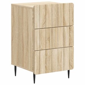 vidaXL Cabinet de chevet avec tiroir Chêne Sonoma 43 x 41 x 68 cm