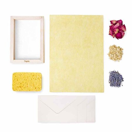 Kit DIY - Fabriquer son papier fleuri soi-même