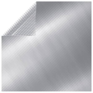 vidaXL Couverture de piscine Argenté 549x274 cm PE