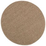 vidaXL Tapis de surface Rond HUARTE Naturel Ø 160 CM Polyester