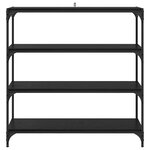 vidaXL Bibliothèque Chêne noir 100 x 33 x 100 cm