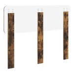 vidaXL Tête de lit Chêne fumé 135 cm Bois d'ingénierie