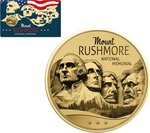 Pièce de monnaie en Or 3000 Francs g 0.031 (1/1000 oz) Millésime 2024 Gold Gift MOUNT RUSHMORE 1/1000