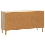 vidaXL Meuble TV Chêne Sonoma 99 x 34 5 x 50 cm Bois d'ingénierie