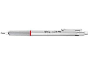Stylo bille Rétractable rapid PRO CHROME Pointe M Encre Bleue ROTRING
