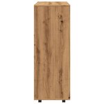 vidaXL Garde-robe chêne artisanal 80x40x110 cm bois d'ingénierie