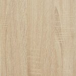 vidaXL Table de chevet avec tiroir chêne sonoma 51x31x47 cm