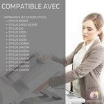 123CONSOMMABLES - T1285 - Cartouches d'encre Compatible avec EPSON T1285 Renard - pour EPSON Stylus T22 Office BX305F BX305FW SX125 SX130 SX230 (3 Noir / 3 Cyan / 3 Magenta / 3 Jaune)
