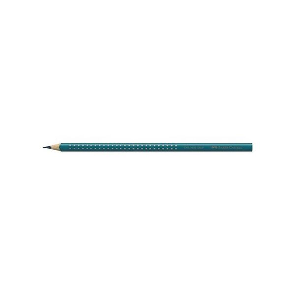 crayon couleur COLOUR GRIP  turquoise cobalt FABER-CASTELL