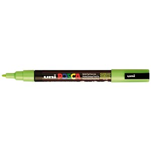 Marqueur pointe conique fine pc3m 0 9 - 1 3mm vert pomme x 6 POSCA