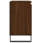 vidaXL Armoire de bain chêne marron 58x33x60 cm bois d'ingénierie
