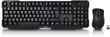 Pack clavier - souris sans fil advance starter combo cls-497rf (noir)