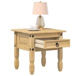 vidaXL Table d'appoint Corona 50x50x50 cm bois de pin massif