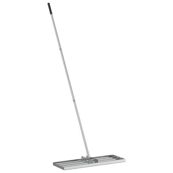 vidaXL Rateau de nivellement pour jardin Argenté Acier inoxydable
