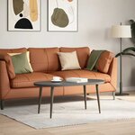 vidaXL Pieds de table basse coniques 4 pièces Acier naturel 42-43 cm Acier