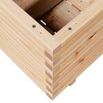 vidaXL Jardinière 110x40x49 5 cm bois de pin massif