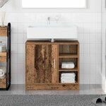 vidaXL Armoire pour Évier Bois Ancien 63x29x55 cm