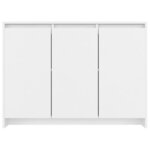vidaXL Buffet Blanc 102x33x75 cm Bois d'ingénierie