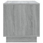 vidaXL Meuble TV Sonoma gris 70x41x44 cm Aggloméré