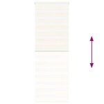 vidaXL Store zèbre beige marbré largeur du tissu 65 9 cm polyester