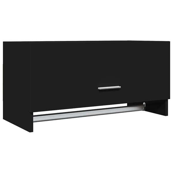 vidaXL Garde-robe noir 70x32 5x35 cm bois d'ingénierie