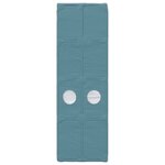 vidaXL Tunnel de lit 2 pc Bleu clair Polyester
