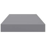 vidaXL Étagère murale flottante gris 40x23x3 8 cm MDF