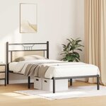 vidaXL Cadre de lit sans matelas chêne sonoma 107x203 cm