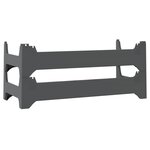 vidaXL Casier à vin pour 12 bouteilles PP empilable