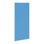 vidaXL Store plissé bleu 100x200 cm largeur du tissu 99 4 cm polyester